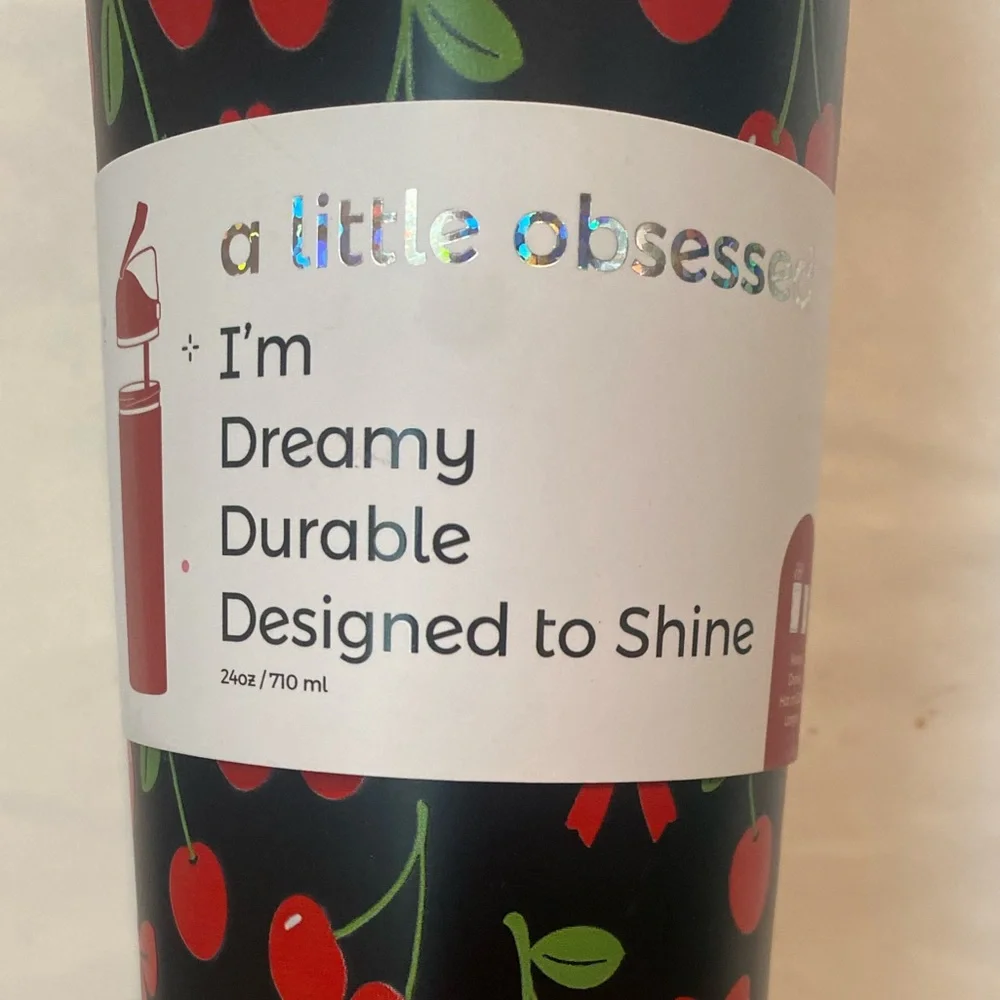 Black Cherry Stainless Water Bottle